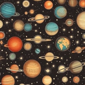 Universe pattern	vintage