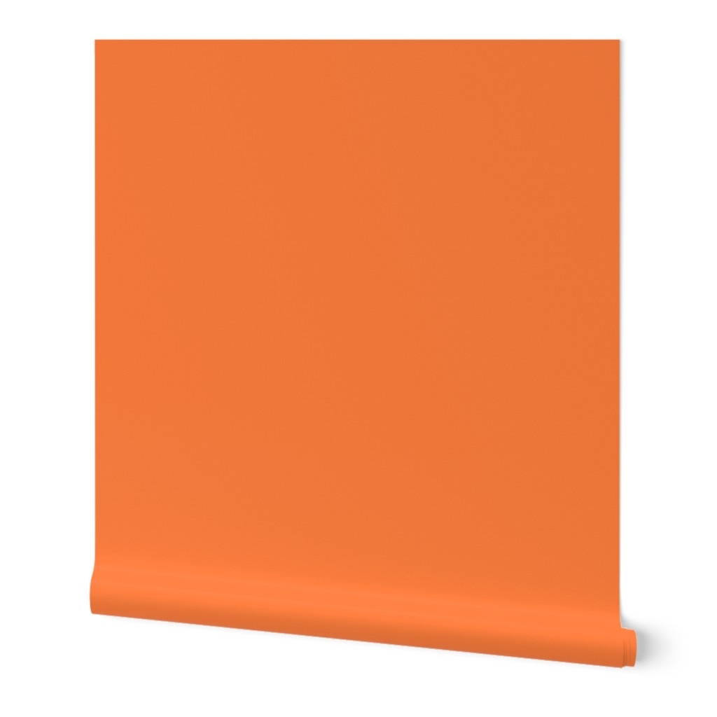 FF7F3E Solid Color Map Peach Blush Pink Orange