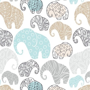 Elephant Doodles