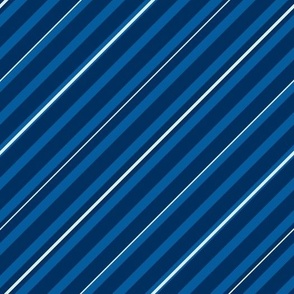 Navy Blue Simple Diagonal Lines, Striped Vector Seamless Pattern