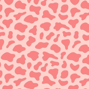 Leopard Dots, Jaguar Spots pink - Regular Scale