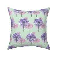 Alliums medium print mint