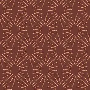 Tribal Southwest Copper Sunset - earthy brown