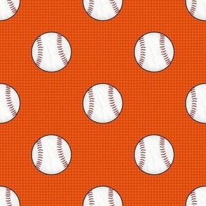 Medium Scale Team Spirit Baseball in Baltimore Orioles Orange