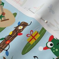 Christmas Musical Frogs