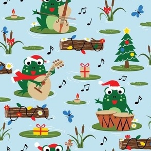 Christmas Musical Frogs