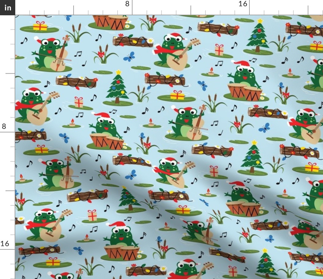 Christmas Musical Frogs