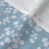 Ginkgo Leaf All-over - Baby Blue