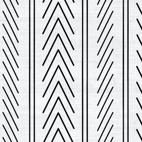 Ivory Mudcloth Inspired Geometric Arrows
