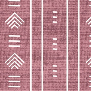 Trendy Pink African Mudcloth Inspired