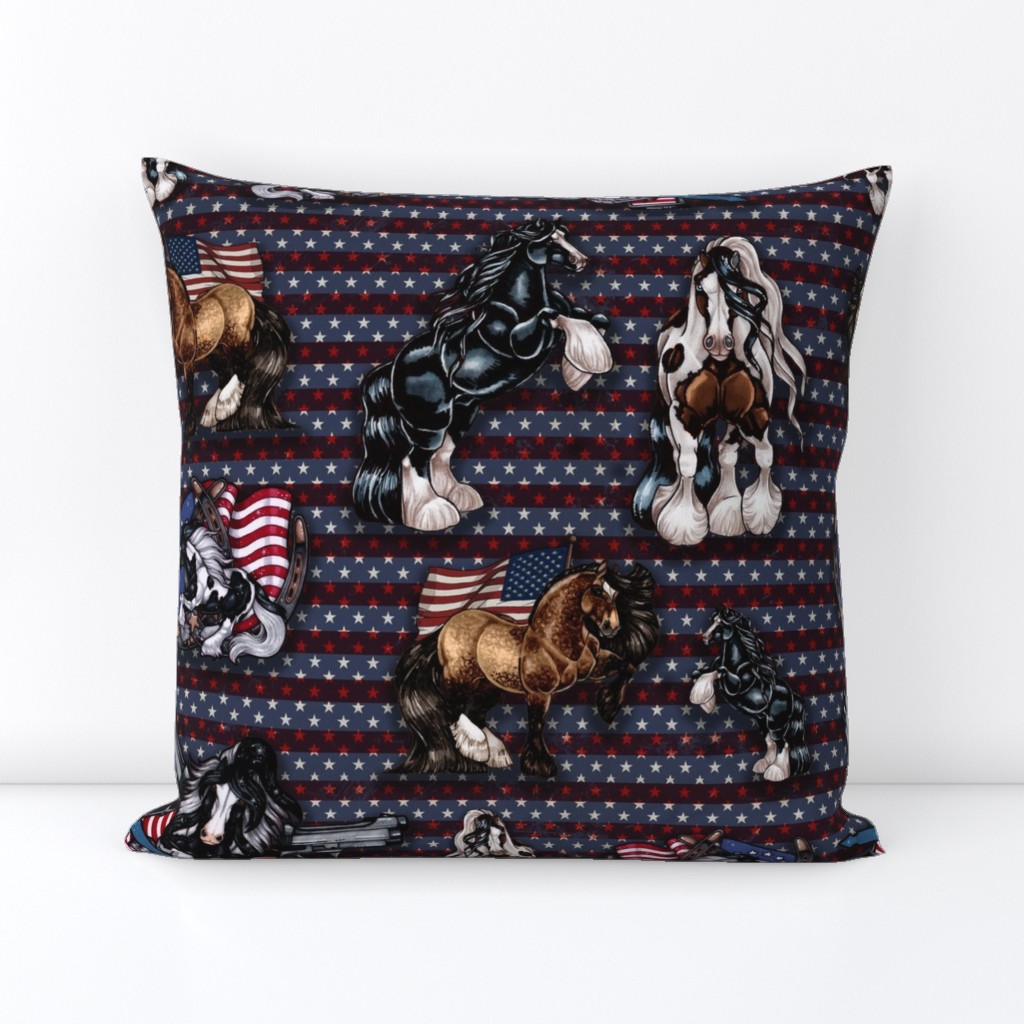 Patriotic Gypsy Vanner