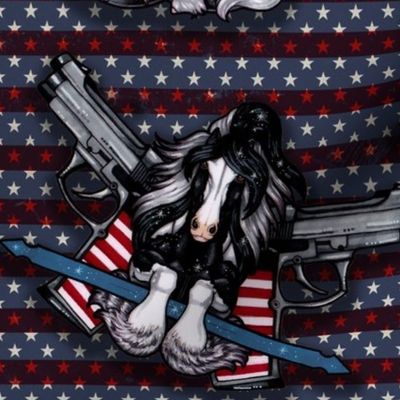 Patriotic Gypsy Vanner