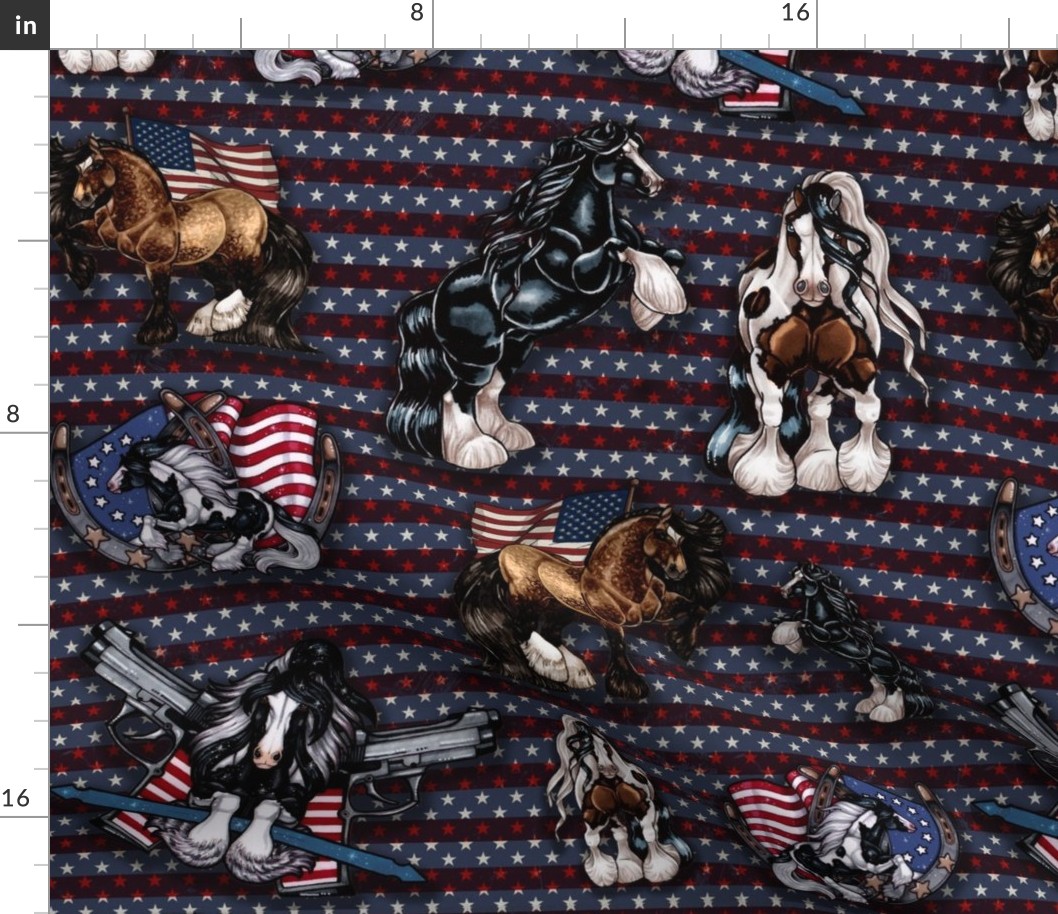 Patriotic Gypsy Vanner