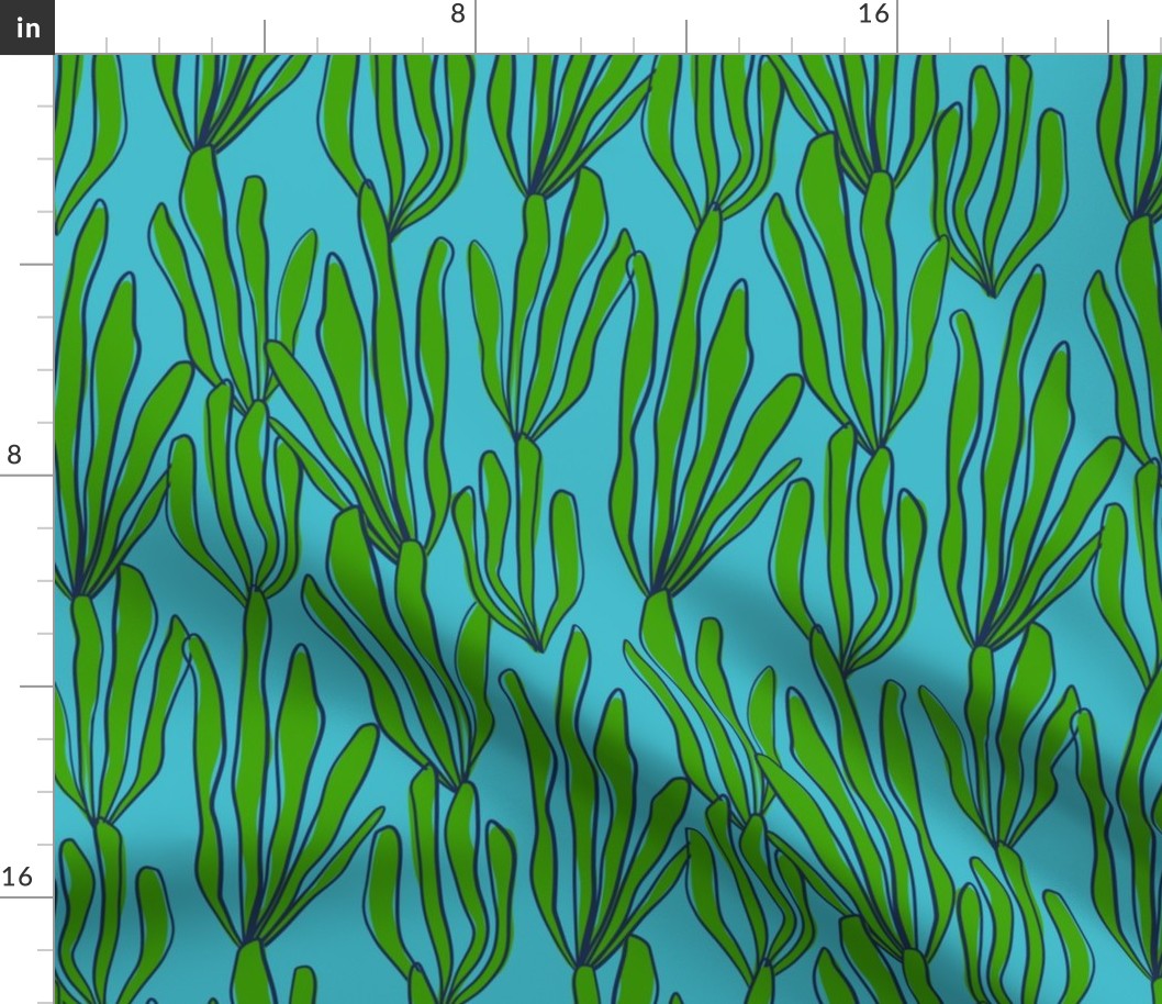 Seaweed - Large - Green and Blue