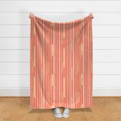 color of 2024 - peachy lines / stripes in shades of coral, salmon and peach fuzz - medium scale