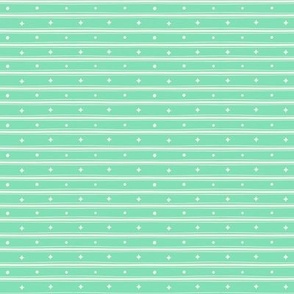 Scattered Stars, Dots, Stripes in Mint background | Merry Easter Collection | Small Scale