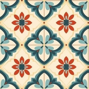 Tuscan palette wrapping paper