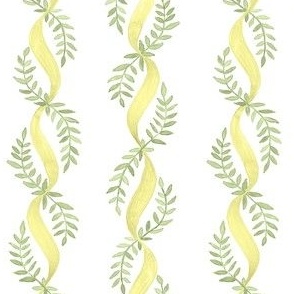 Green and Butter Yellow Garland Twists copy