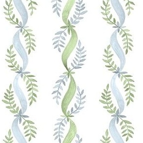 Soft Green and blue Garland Twists copy