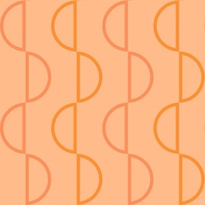 Bauhaus Stripes - Peach Fuzz