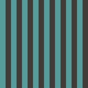 workout teal one inch stripe