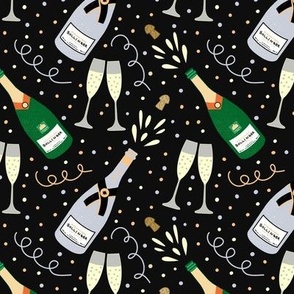 Champagne Bottle Pattern