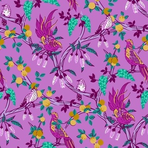 pheasant wren and lilac collection_hero_purple
