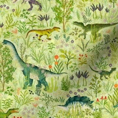 Garden of Dinosaur Delights - spring green (small)