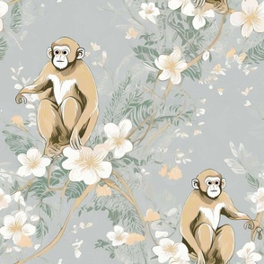 Lost Monkeys in Gray