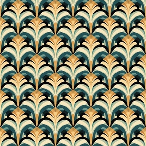Deco Glamour - Gatsby-Esque Geometric Fabric & Wallpaper 