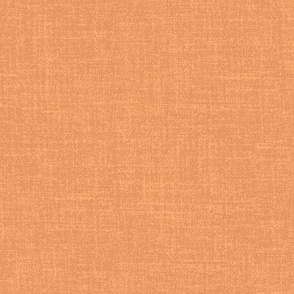 Linen look fabric or wallpaper with a subtle texture of woven threads - Apricot Crush & Peach