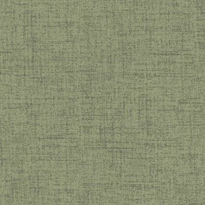 Linen look fabric or wallpaper with a subtle texture of woven threads - Artichoke Green & Olive