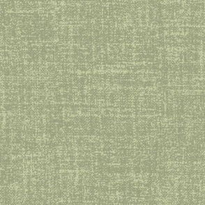 Linen look fabric or wallpaper with a subtle texture of woven threads - Artichoke Green & Herb