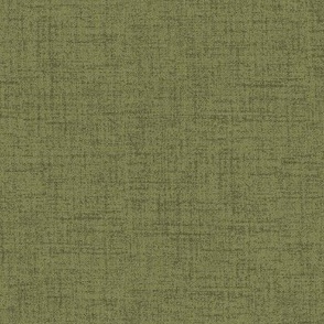 Linen look fabric or wallpaper with a subtle texture of woven threads - Avocado Green & Khaki