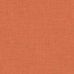 Linen look fabric or wallpaper with a subtle texture of woven threads - Copper & Rust