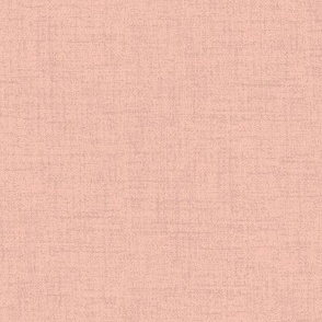 Linen look fabric or wallpaper with a subtle texture of woven threads - Peach & Dusty Rose