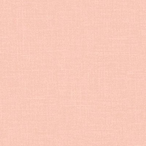 Linen look fabric or wallpaper with a subtle texture of woven threads - Peach & Coral