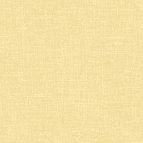 Linen look fabric or wallpaper with a subtle texture of woven threads - Corn & Primrose Yellow