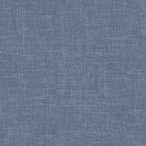 Linen look fabric or wallpaper with a subtle texture of woven threads - Denim & Jeans Blue