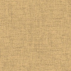 Linen look fabric or wallpaper with a subtle texture of woven threads - Gold & Mustard