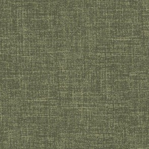 Linen look fabric or wallpaper with a subtle texture of woven threads - Ironside & Khaki Green