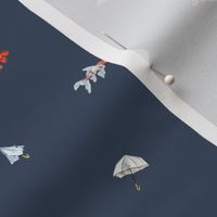 Fish Umbrella Micro Navy