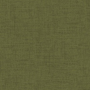 Linen look fabric or wallpaper with a subtle texture of woven threads - Olive Green & Khaki