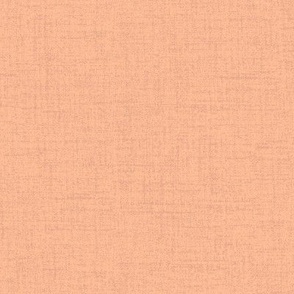 Linen look fabric or wallpaper with a subtle texture of woven threads - Peach Fuzz & Apricot