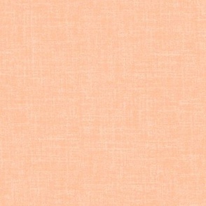 Linen look fabric or wallpaper with a subtle texture of woven threads - Peach Fuzz & Coral