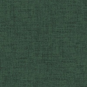 Linen look fabric or wallpaper with a subtle texture of woven threads - Kelly Green & Pine