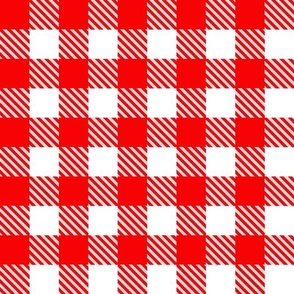 Red gingham check
