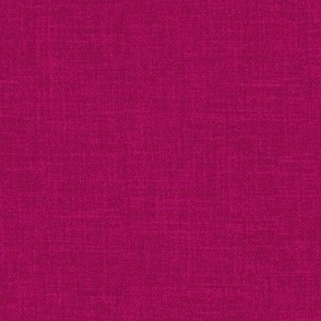 Linen look fabric or wallpaper with a subtle texture of woven threads - Raspberry & Rose Pink
