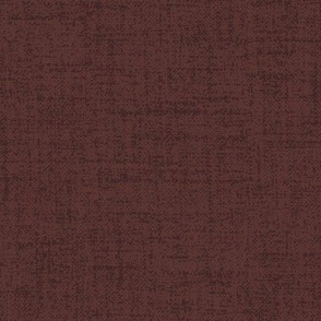 Linen look fabric or wallpaper with a subtle texture of woven threads - Burnt Sienna & Chestnut Brown