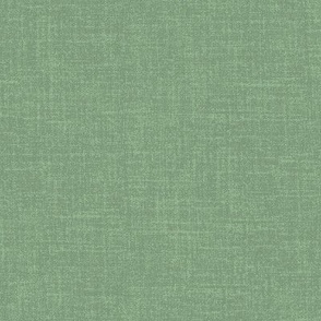 Linen look fabric or wallpaper with a subtle texture of woven threads - Sage & Herb Green